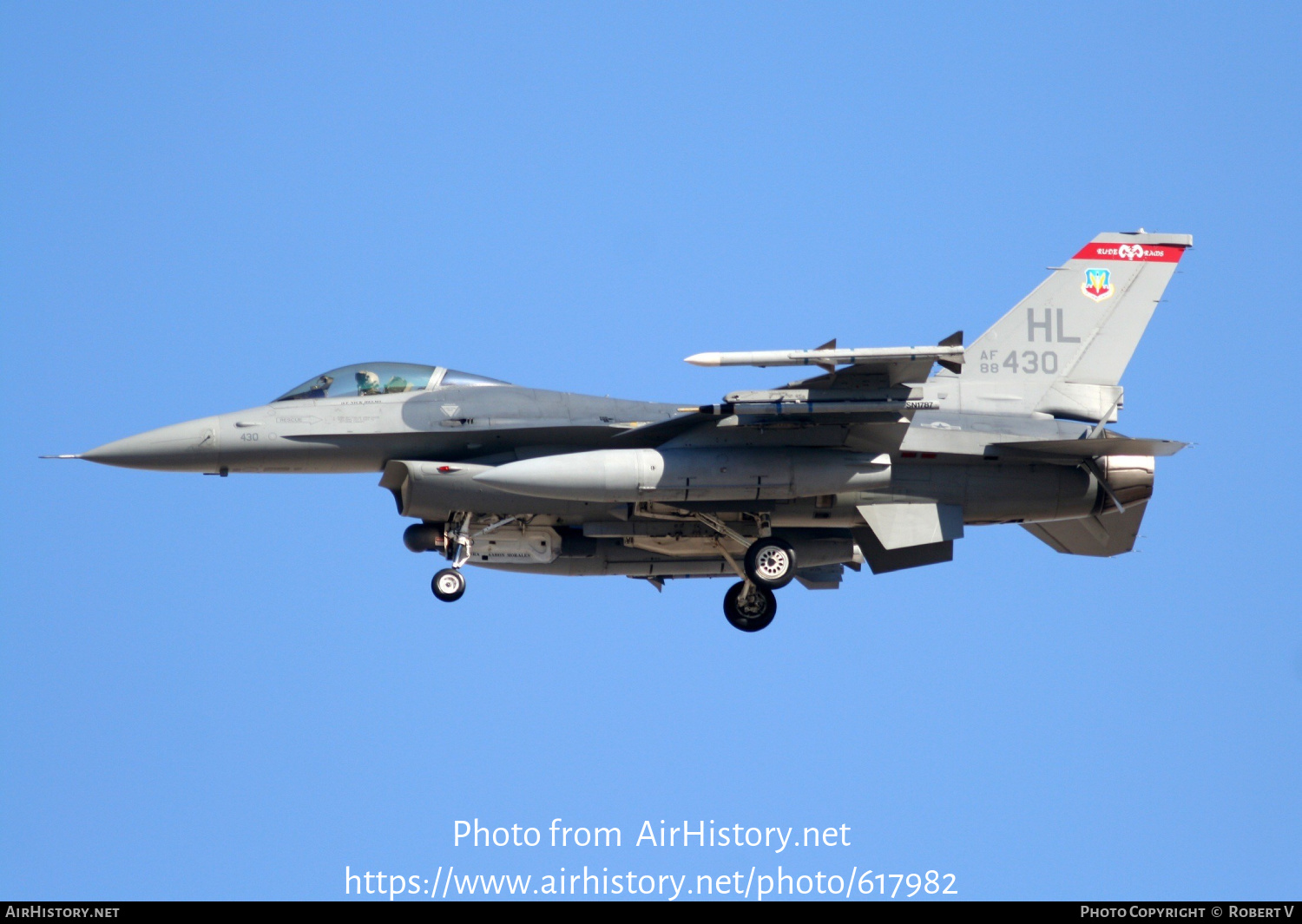 Aircraft Photo of 88-0430 / AF88-430 | General Dynamics F-16CM Fighting Falcon | USA - Air Force | AirHistory.net #617982