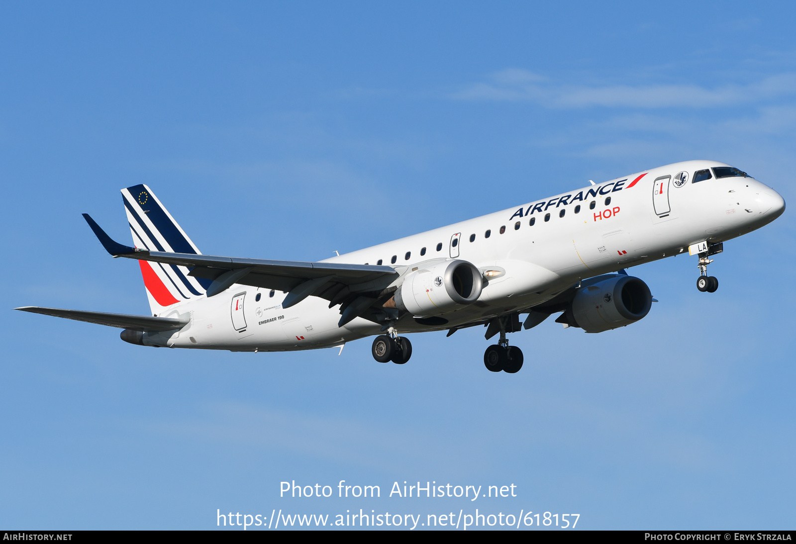 Aircraft Photo of F-HBLA | Embraer 190LR (ERJ-190-100LR) | Air France | AirHistory.net #618157