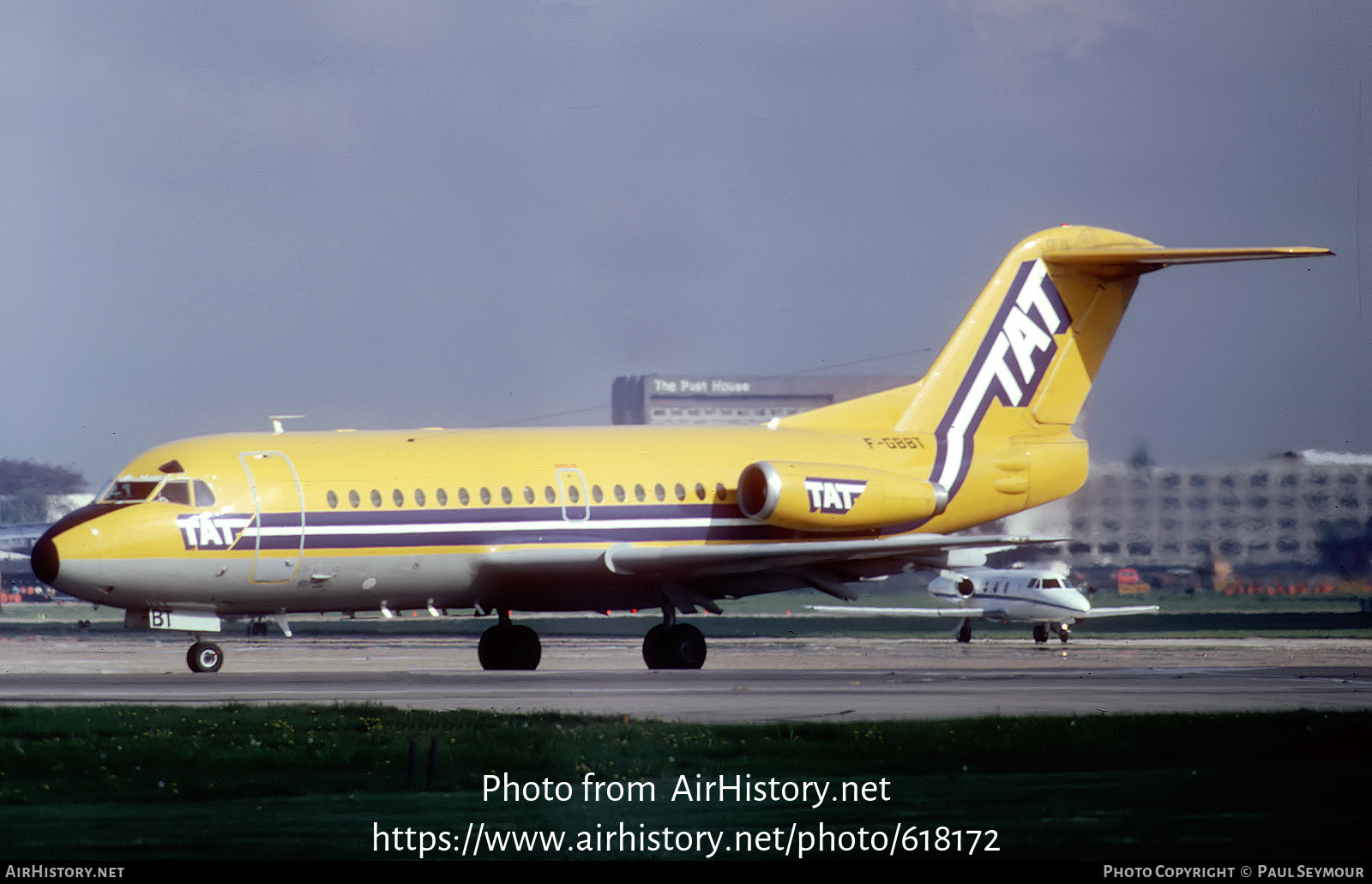 Aircraft Photo of F-GBBT | Fokker F28-1000 Fellowship | TAT - Touraine Air Transport | AirHistory.net #618172