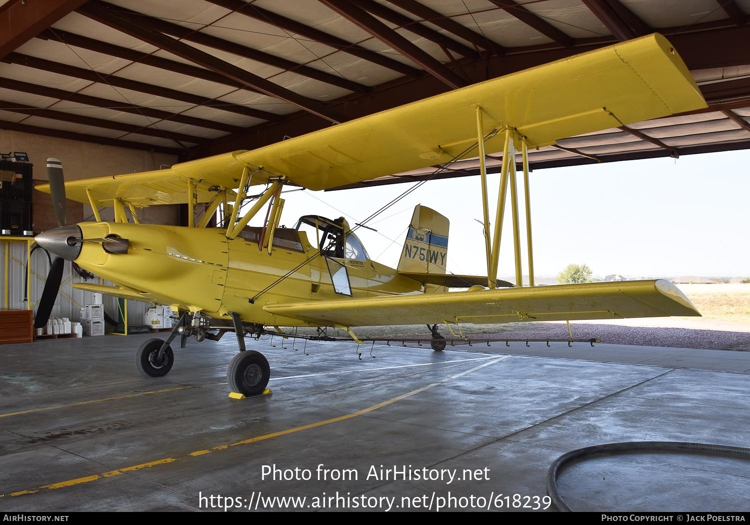 Aircraft Photo of N751WY | Schweizer G-164B Ag-Cat B | AirHistory.net #618239