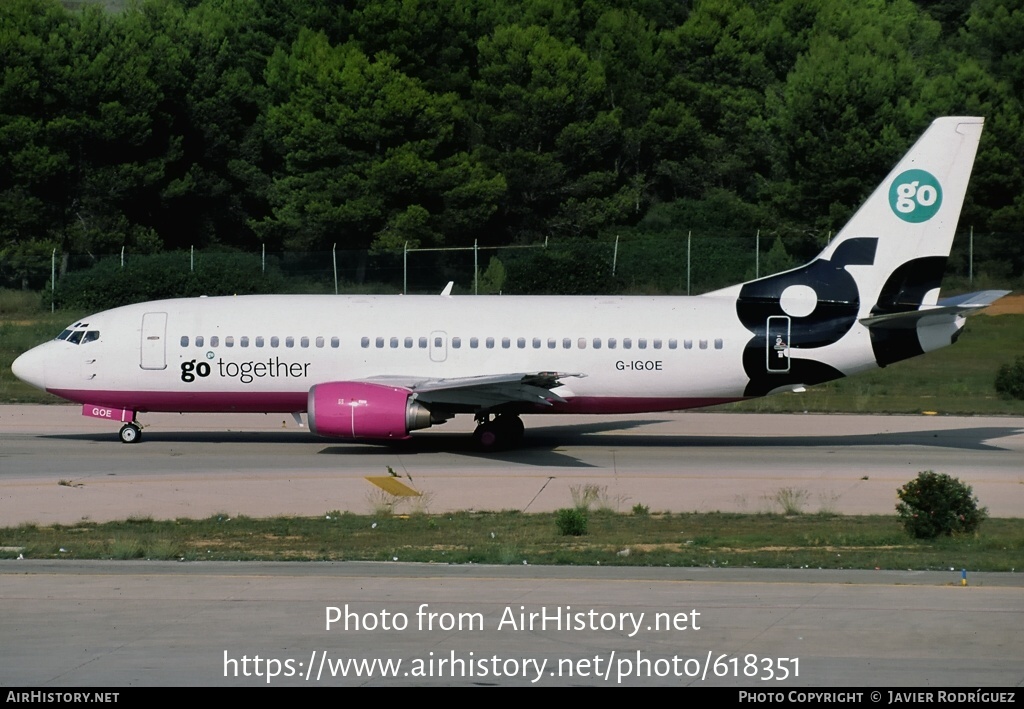 Aircraft Photo of G-IGOE | Boeing 737-3Y0 | Go Fly | AirHistory.net #618351