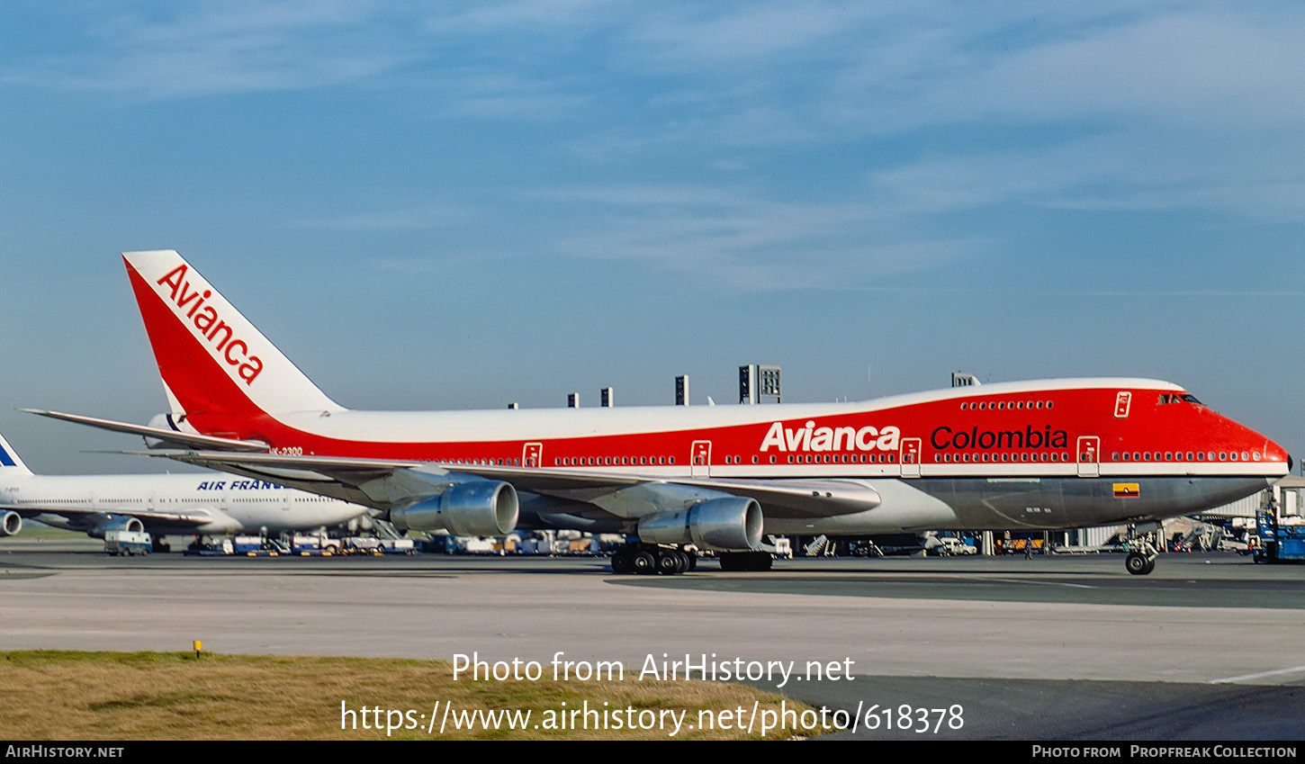 Aircraft Photo of HK-2300 | Boeing 747-259B(SF) | Avianca | AirHistory.net #618378