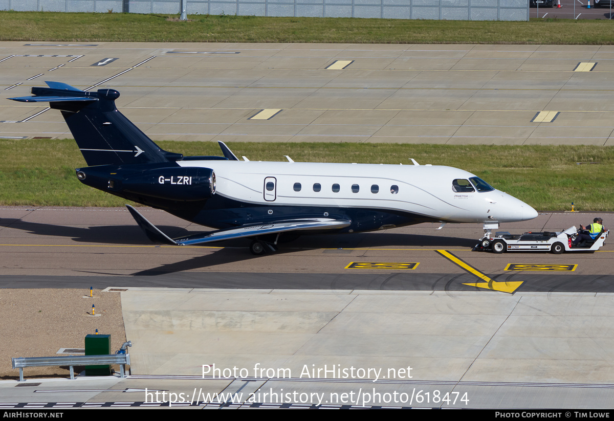 Aircraft Photo of G-LZRI | Embraer EMB-550 Praetor 600 | AirHistory.net #618474