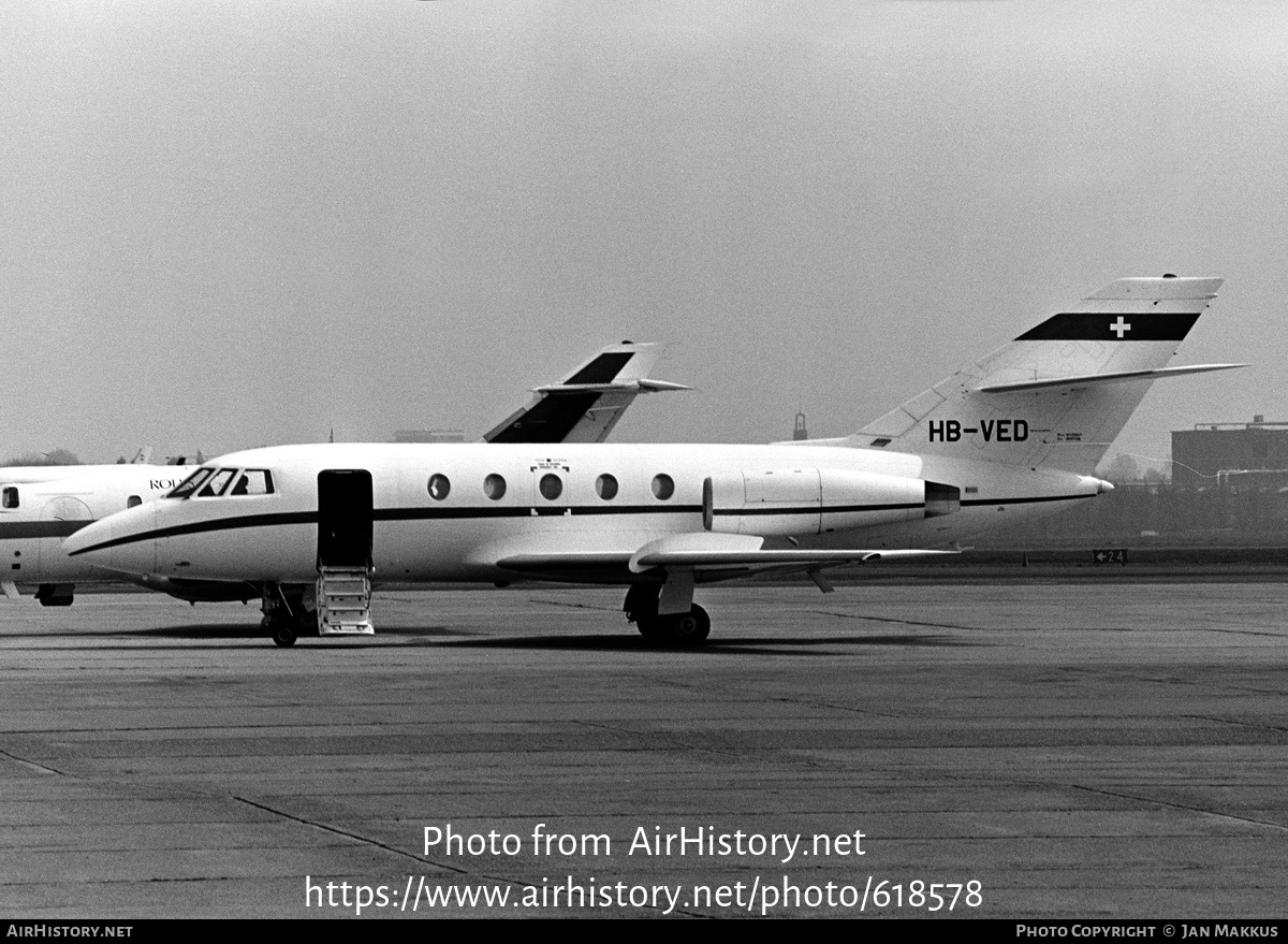 Aircraft Photo of HB-VED | Dassault Falcon 20C | AirHistory.net #618578