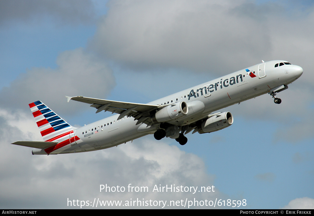 Aircraft Photo of N556UW | Airbus A321-231 | American Airlines | AirHistory.net #618598