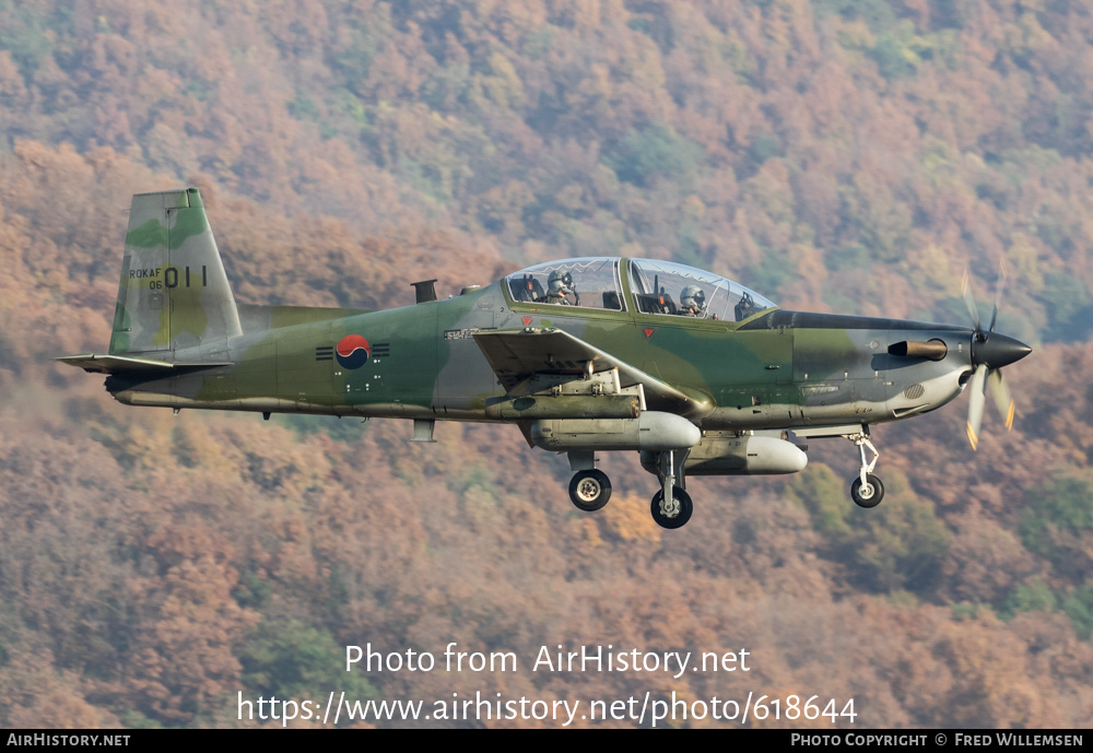 Aircraft Photo of 06-011 | Korea Aerospace KA-1 Woong-Bee | South Korea - Air Force | AirHistory.net #618644