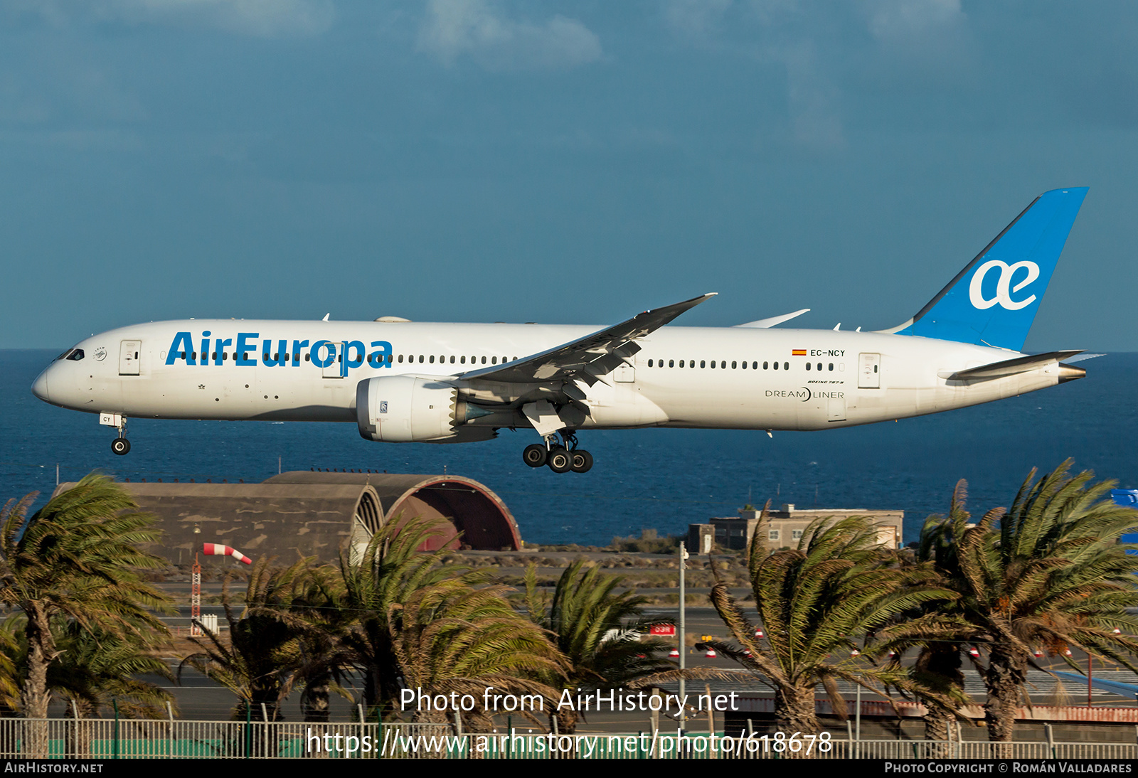 Aircraft Photo of EC-NCY | Boeing 787-9 Dreamliner | Air Europa | AirHistory.net #618678