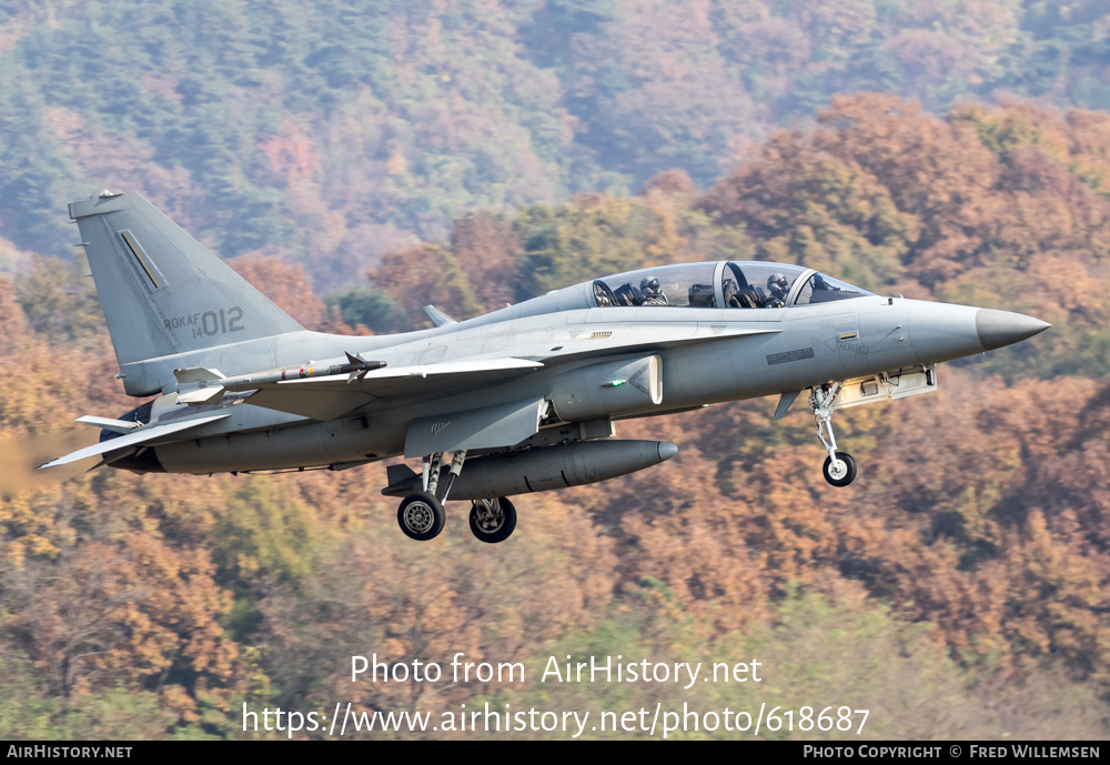 Aircraft Photo of 14-012 | Korea Aerospace FA-50 Golden Eagle | South Korea - Air Force | AirHistory.net #618687