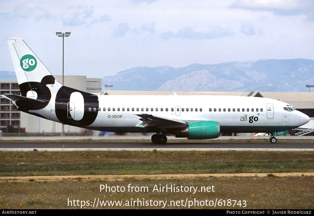 Aircraft Photo of G-IGOF | Boeing 737-3Q8 | Go Fly | AirHistory.net #618743