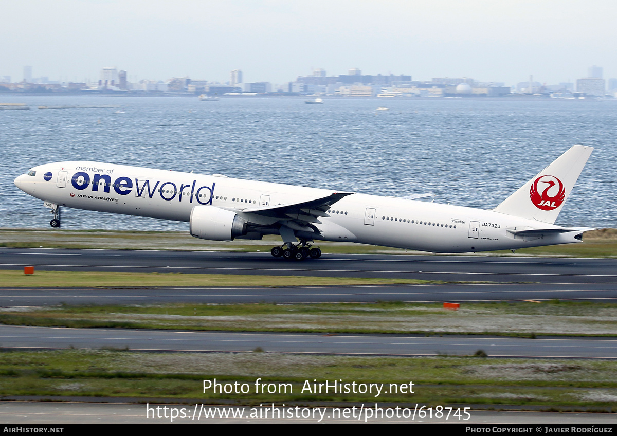 Aircraft Photo of JA732J | Boeing 777-346/ER | Japan Airlines - JAL | AirHistory.net #618745