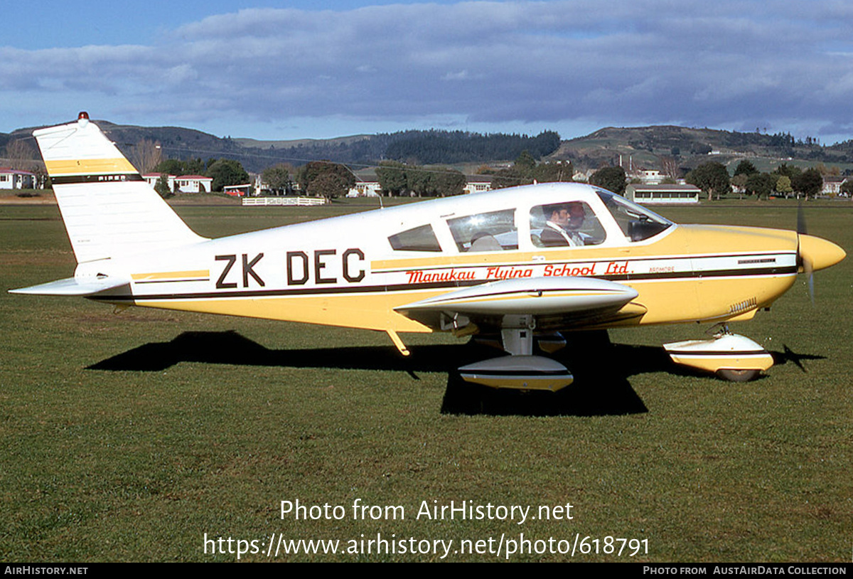 Aircraft Photo of ZK-DEC | Piper PA-28-180 Cherokee F | Manukau Flying School | AirHistory.net #618791