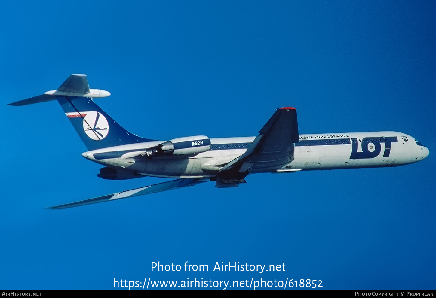 Aircraft Photo of SP-LBC | Ilyushin Il-62M | LOT Polish Airlines - Polskie Linie Lotnicze | AirHistory.net #618852