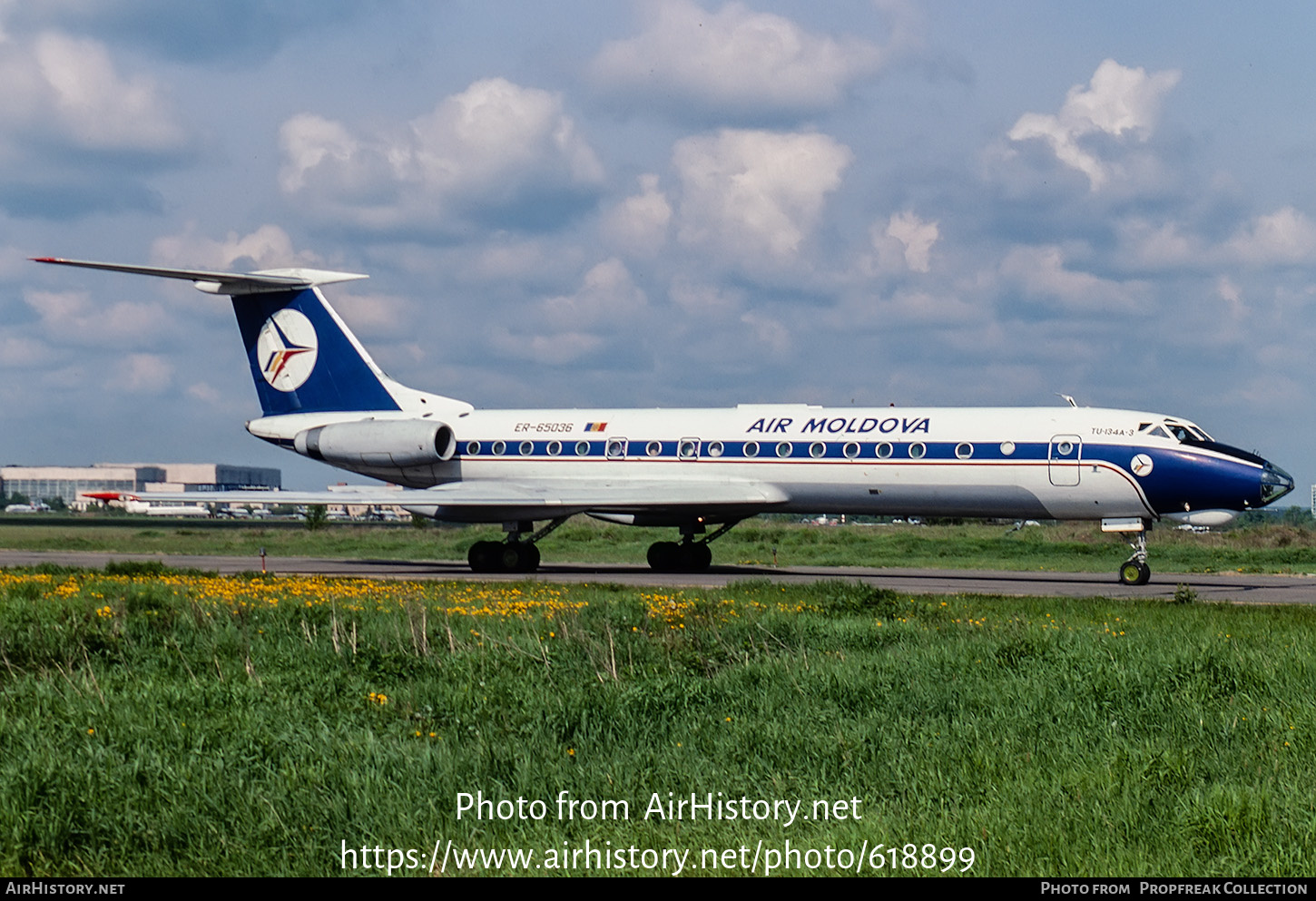 Aircraft Photo of ER-65036 | Tupolev Tu-134A-3 | Air Moldova | AirHistory.net #618899