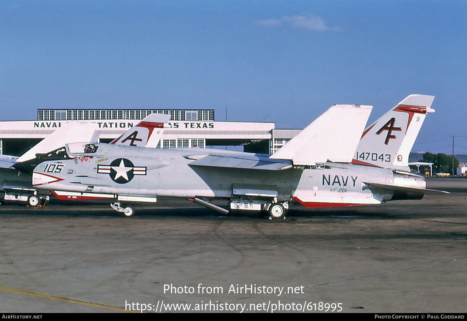 Aircraft Photo of 147043 | Vought F-8H Crusader | USA - Navy | AirHistory.net #618995