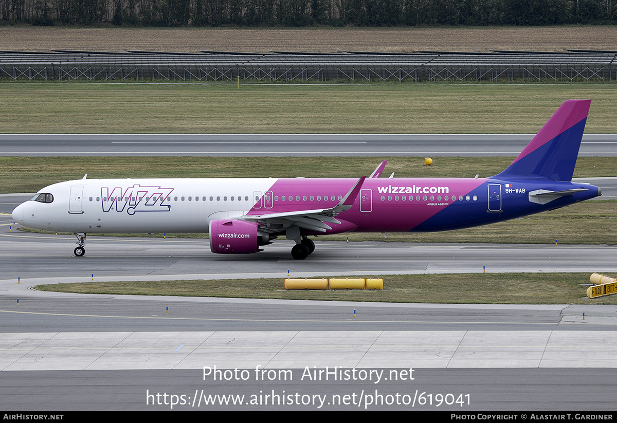 Aircraft Photo of 9H-WAB | Airbus A321-271NX | Wizz Air | AirHistory.net #619041