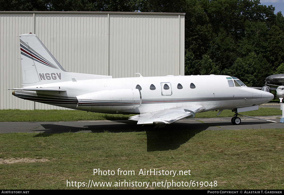 Aircraft Photo of N6GV | North American Rockwell NA-465 Sabreliner 65 | AirHistory.net #619048