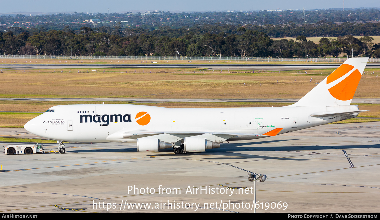 Aircraft Photo of TF-AMN | Boeing 747-4F6(BDSF) | Magma Aviation | AirHistory.net #619069