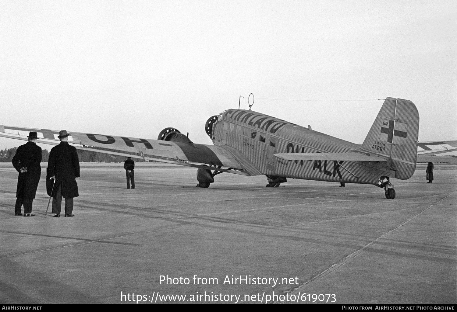 Aircraft Photo of OH-ALK | Junkers Ju 52/3m ci | Aero O/Y | AirHistory.net #619073