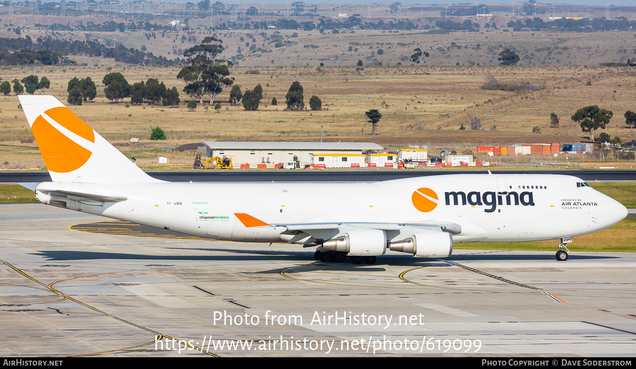 Aircraft Photo of TF-AMN | Boeing 747-4F6(BDSF) | Magma Aviation | AirHistory.net #619099