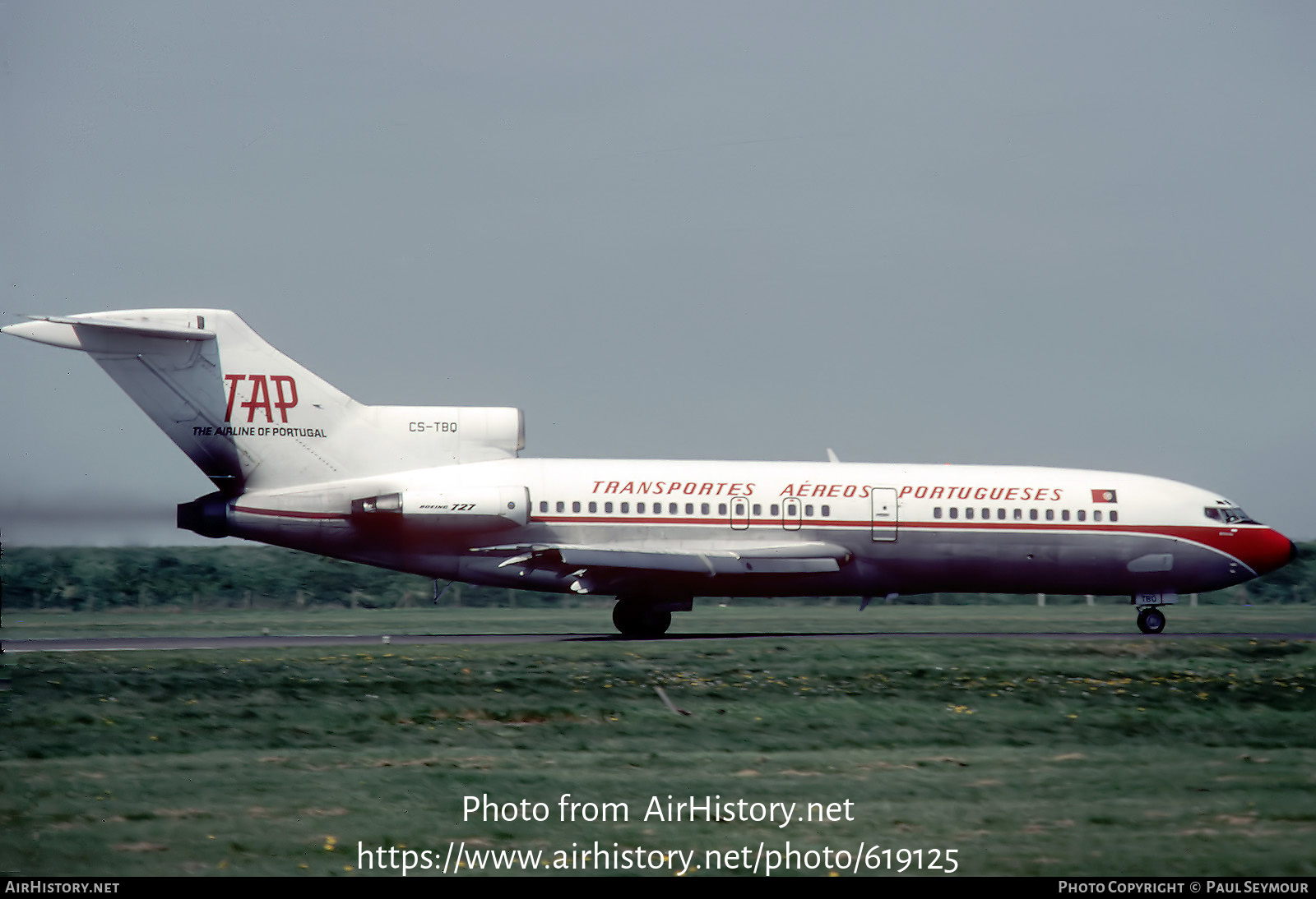 Aircraft Photo of CS-TBQ | Boeing 727-172C | TAP - Transportes Aéreos Portugueses | AirHistory.net #619125