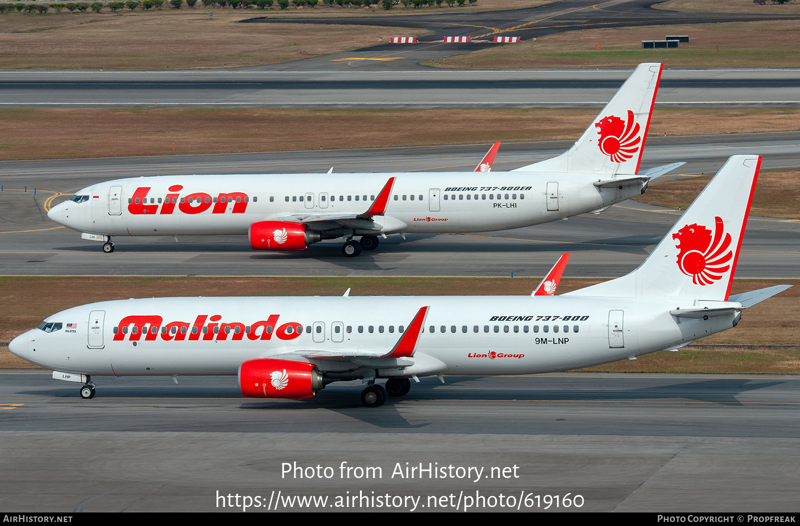 Aircraft Photo of 9M-LNP | Boeing 737-8GP | Malindo Air | AirHistory.net #619160