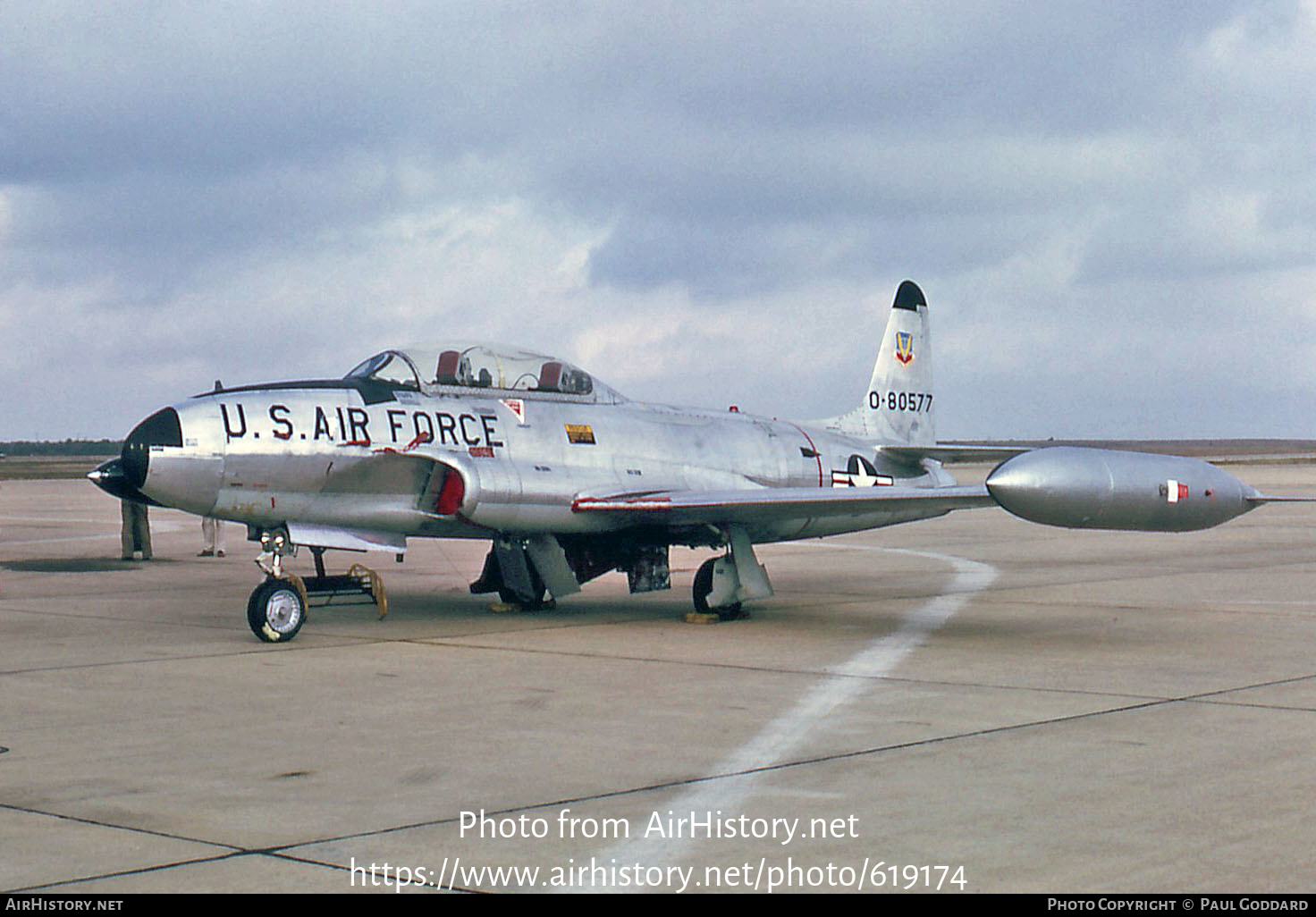 Aircraft Photo of 58-0577 / 80577 | Lockheed T-33A | USA - Air Force | AirHistory.net #619174