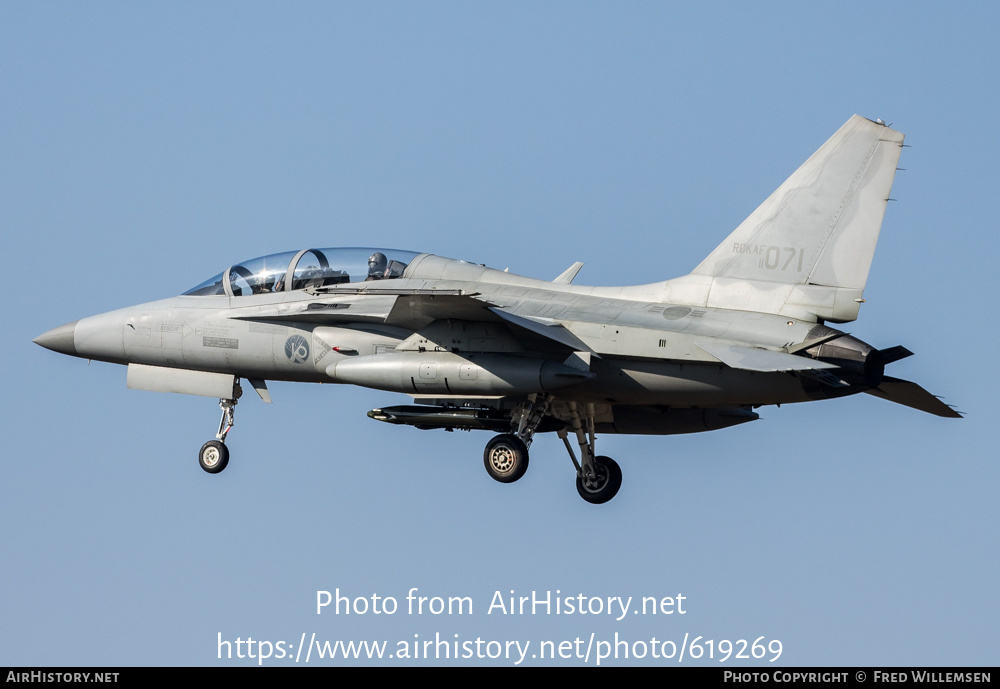 Aircraft Photo of 11-071 | Korea Aerospace TA-50 Golden Eagle | South Korea - Air Force | AirHistory.net #619269