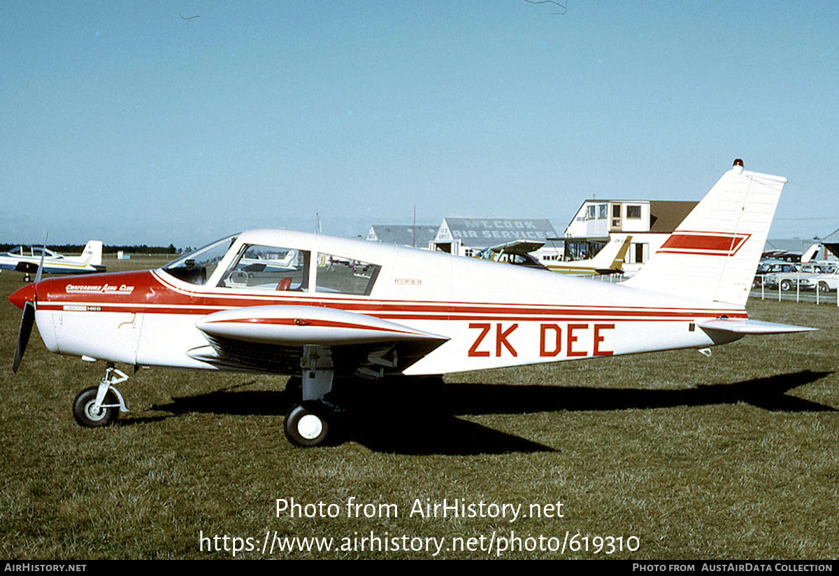 Aircraft Photo of ZK-DEE | Piper PA-28-140 Cherokee D | Canterbury Aero Club | AirHistory.net #619310