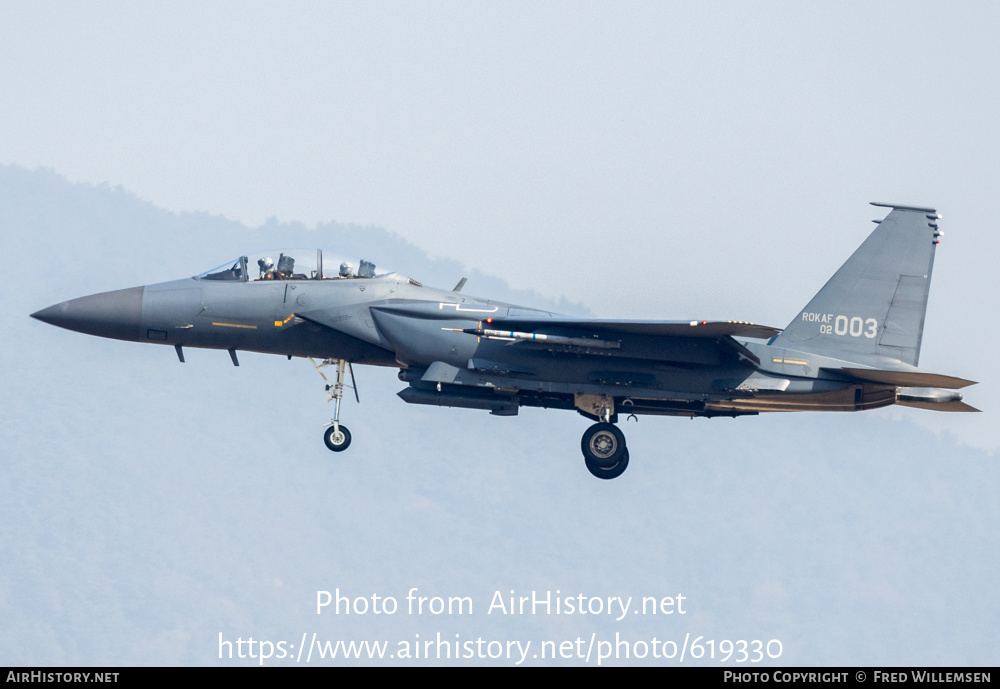 Aircraft Photo of 02-003 | Boeing F-15K Slam Eagle | South Korea - Air Force | AirHistory.net #619330