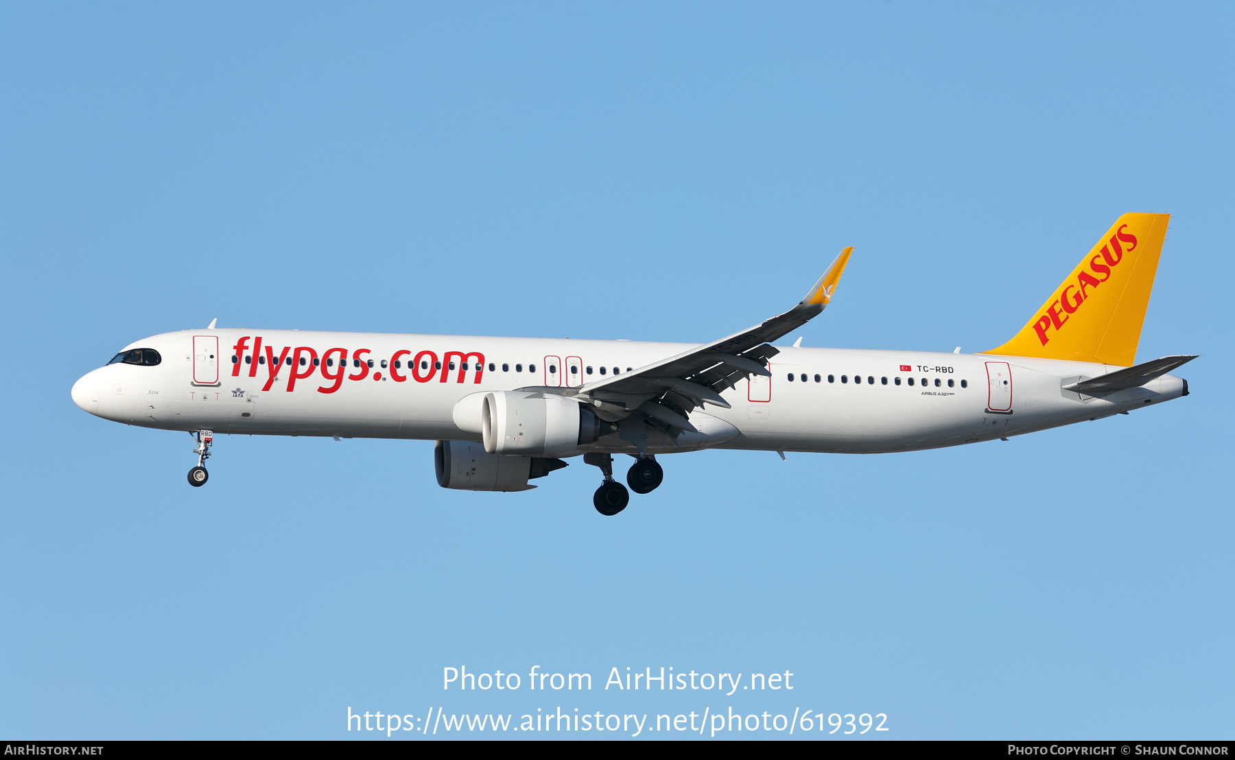 Aircraft Photo of TC-RBD | Airbus A321-251NX | Pegasus Airlines | AirHistory.net #619392