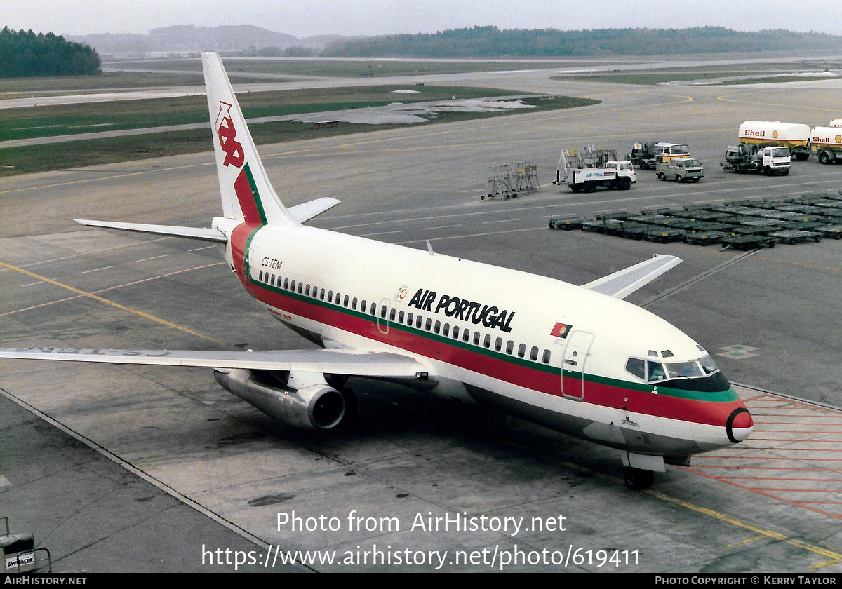 Aircraft Photo of CS-TEM | Boeing 737-282/Adv | TAP Air Portugal | AirHistory.net #619411