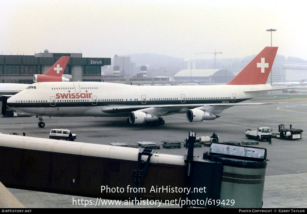 Aircraft Photo of N221GE | Boeing 747-357 | Swissair | AirHistory.net #619429