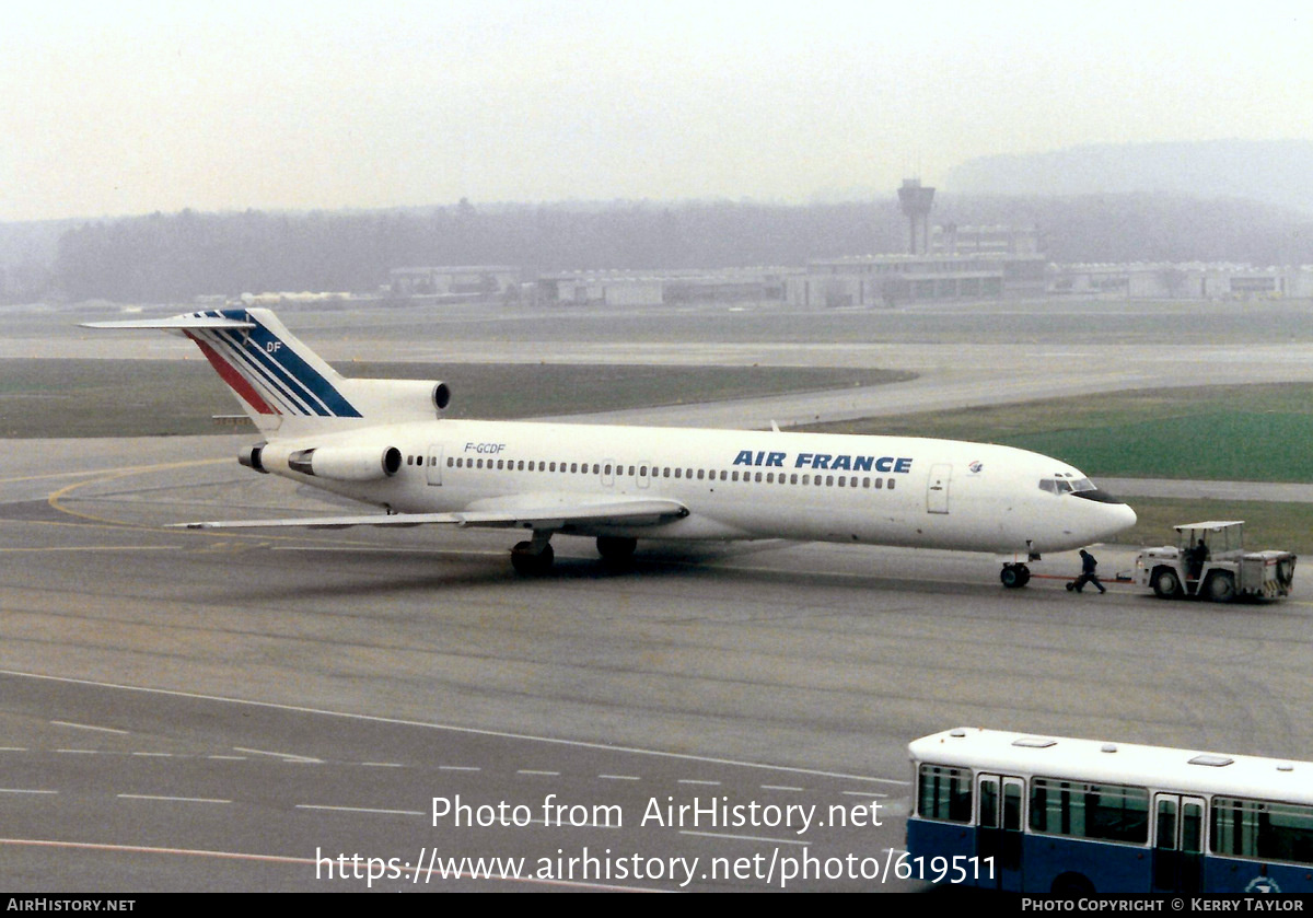 Aircraft Photo of F-GCDF | Boeing 727-228/Adv | Air France | AirHistory.net #619511