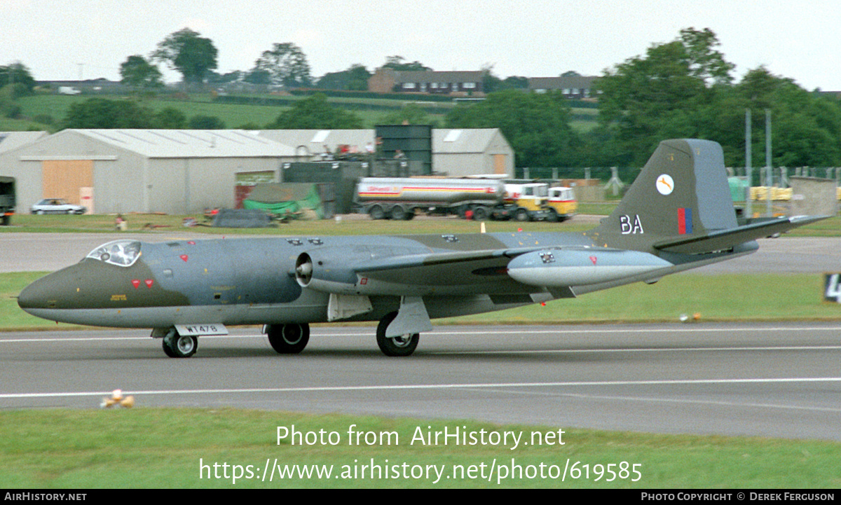 Aircraft Photo of WT478 | English Electric Canberra T4 | UK - Air Force | AirHistory.net #619585