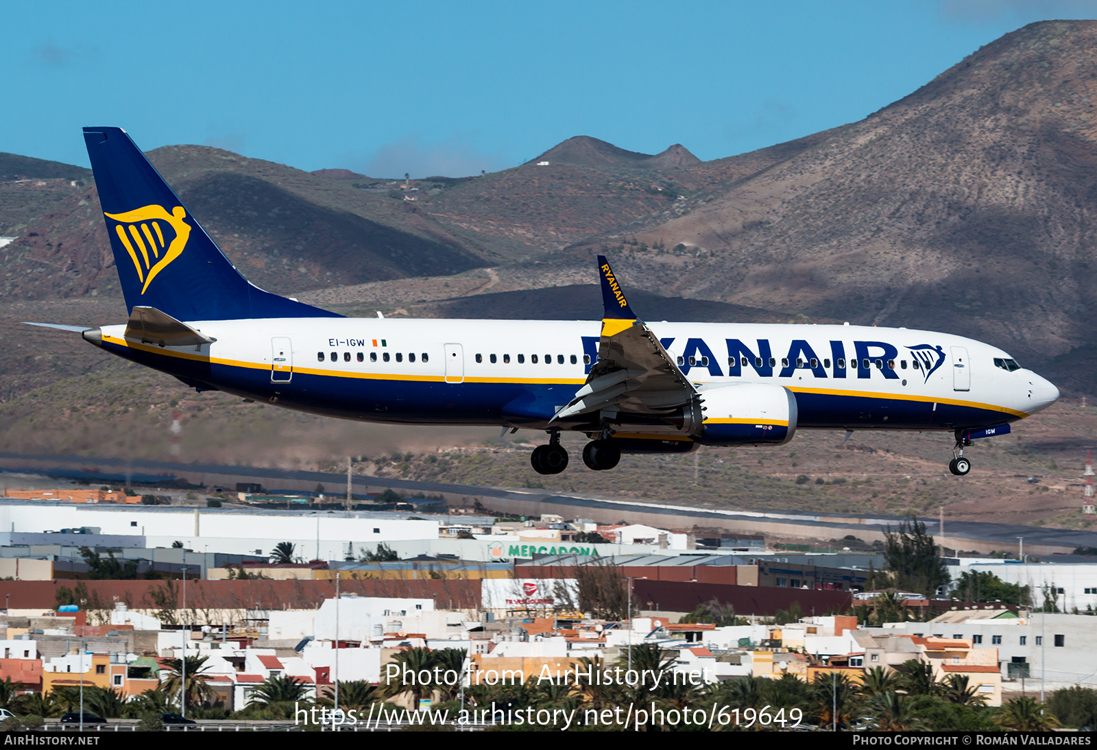 Aircraft Photo of EI-IGW | Boeing 737-8200 Max 200 | AirHistory.net #619649