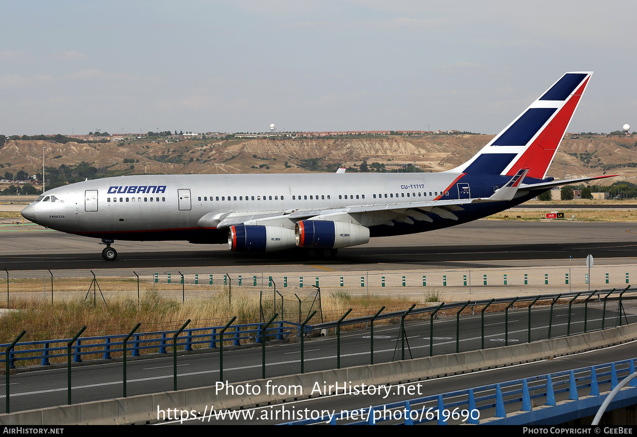 Aircraft Photo of CU-T1717 | Ilyushin Il-96-300 | Cubana | AirHistory.net #619690