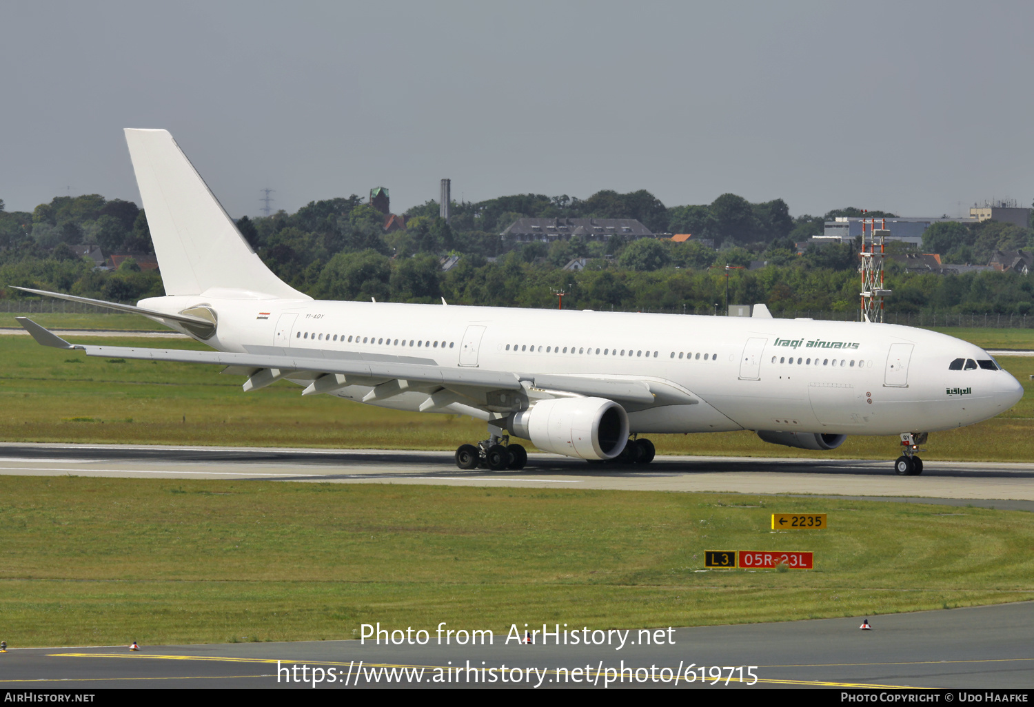 Aircraft Photo of YI-AQY | Airbus A330-202 | Iraqi Airways | AirHistory.net #619715