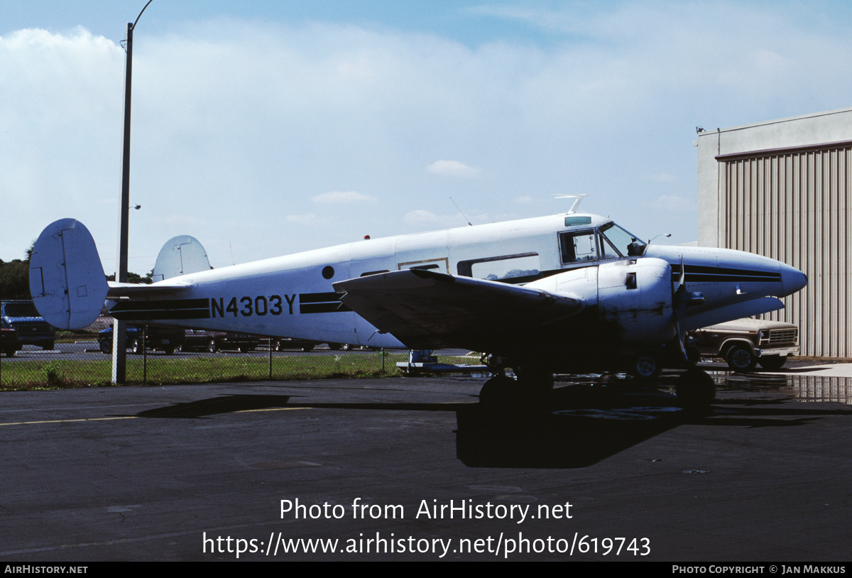 Aircraft Photo of N4303Y | Beech E18S-9700/Tri-Gear | AirHistory.net #619743