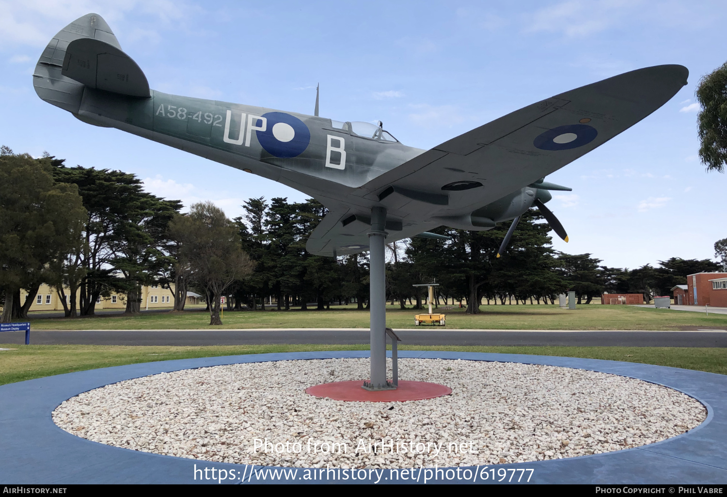 Aircraft Photo of A58-492 | Supermarine 359 Spitfire F8 (model) | Australia - Air Force | AirHistory.net #619777