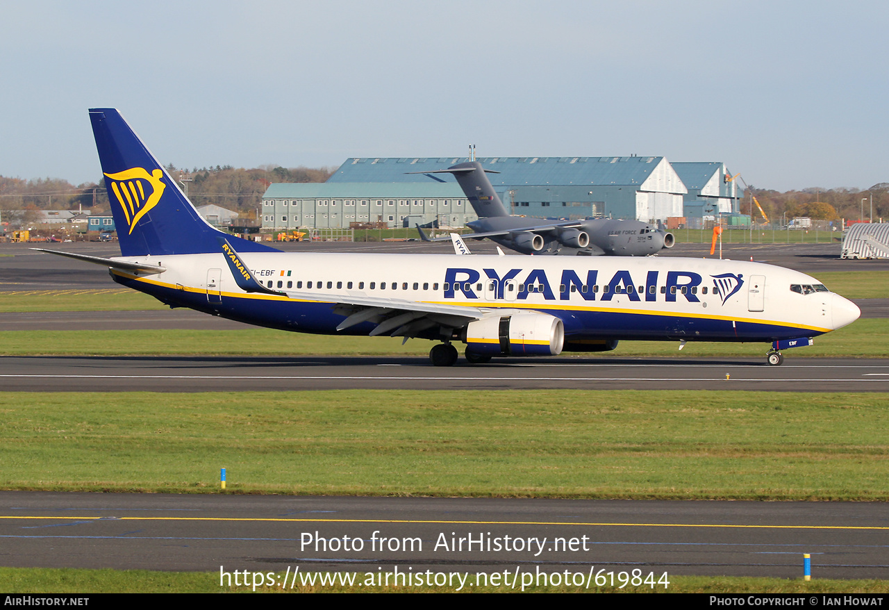 Aircraft Photo of EI-EBF | Boeing 737-8AS | Ryanair | AirHistory.net #619844