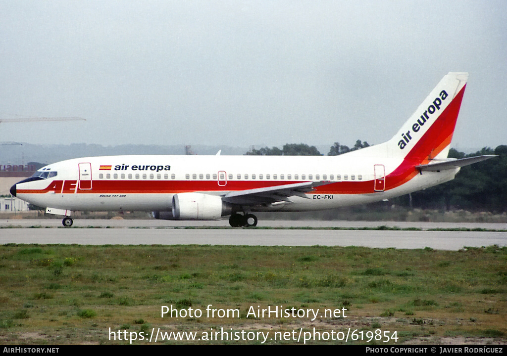 Aircraft Photo of EC-FKI | Boeing 737-375 | Air Europa | AirHistory.net #619854