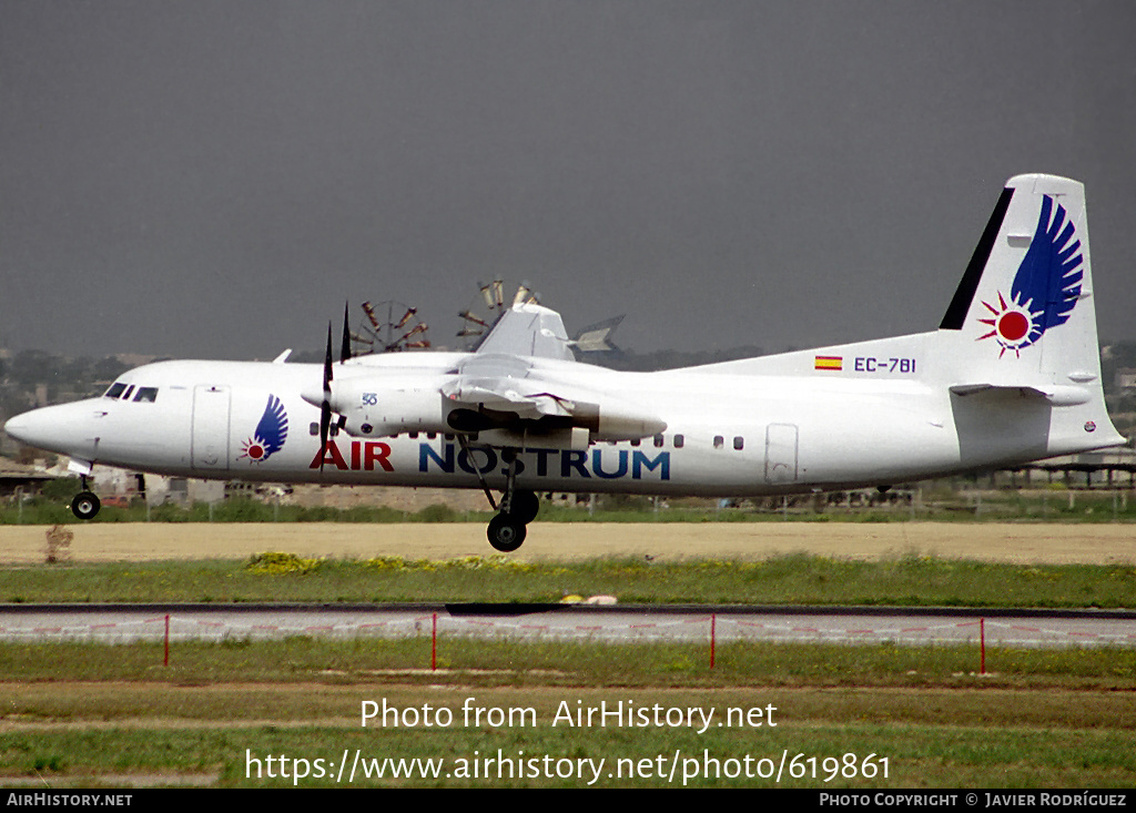 Aircraft Photo of EC-781 | Fokker 50 | Air Nostrum | AirHistory.net #619861