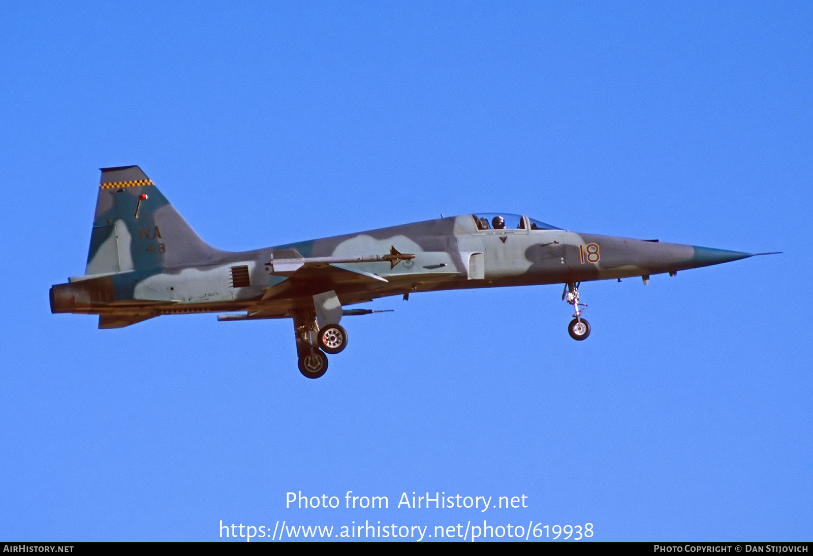 Aircraft Photo of 71-1418 / AF71-418 | Northrop F-5E Tiger II | USA - Air Force | AirHistory.net #619938