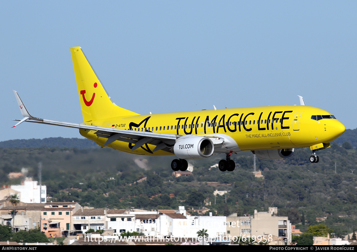 Aircraft Photo of D-ATUG | Boeing 737-8K5 | TUI | AirHistory.net #619958