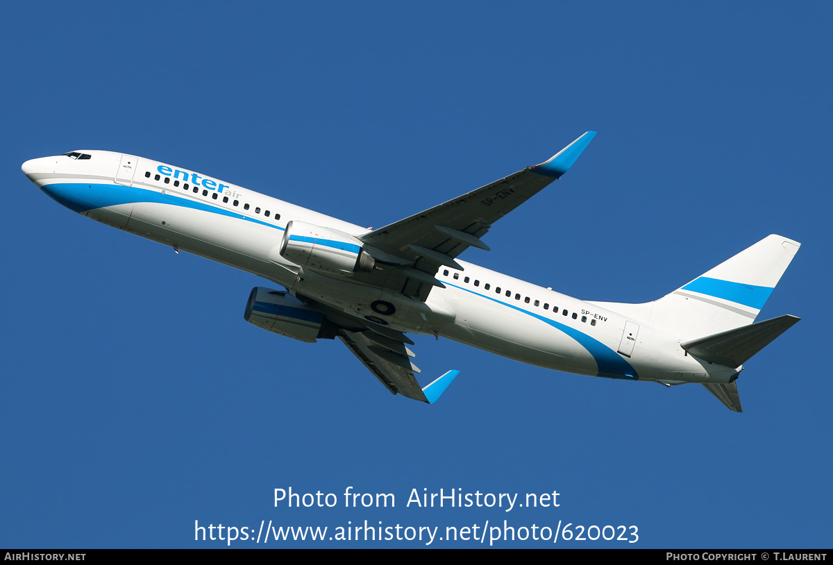 Aircraft Photo of SP-ENV | Boeing 737-8BK | Enter Air | AirHistory.net #620023