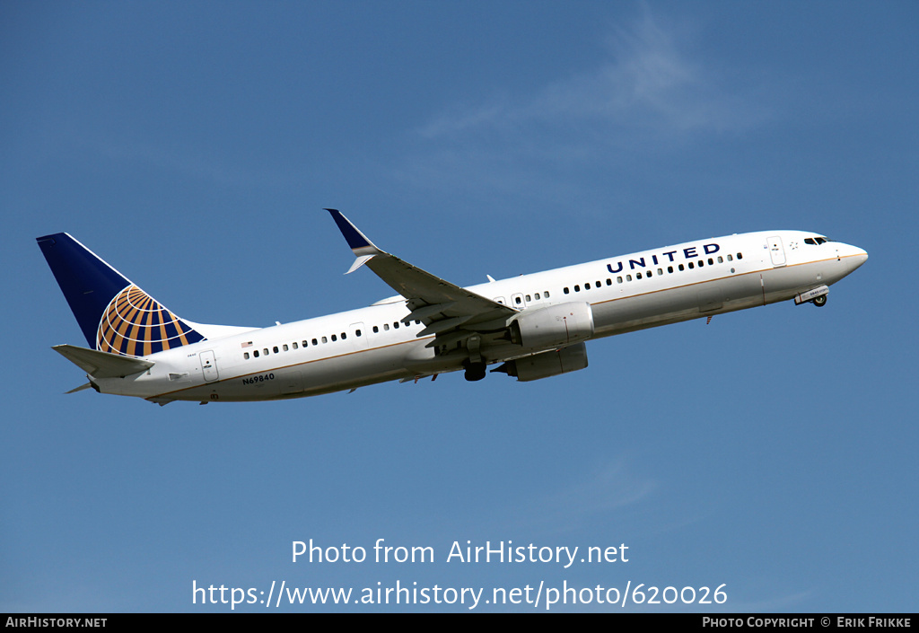 Aircraft Photo of N69840 | Boeing 737-924/ER | United Airlines | AirHistory.net #620026