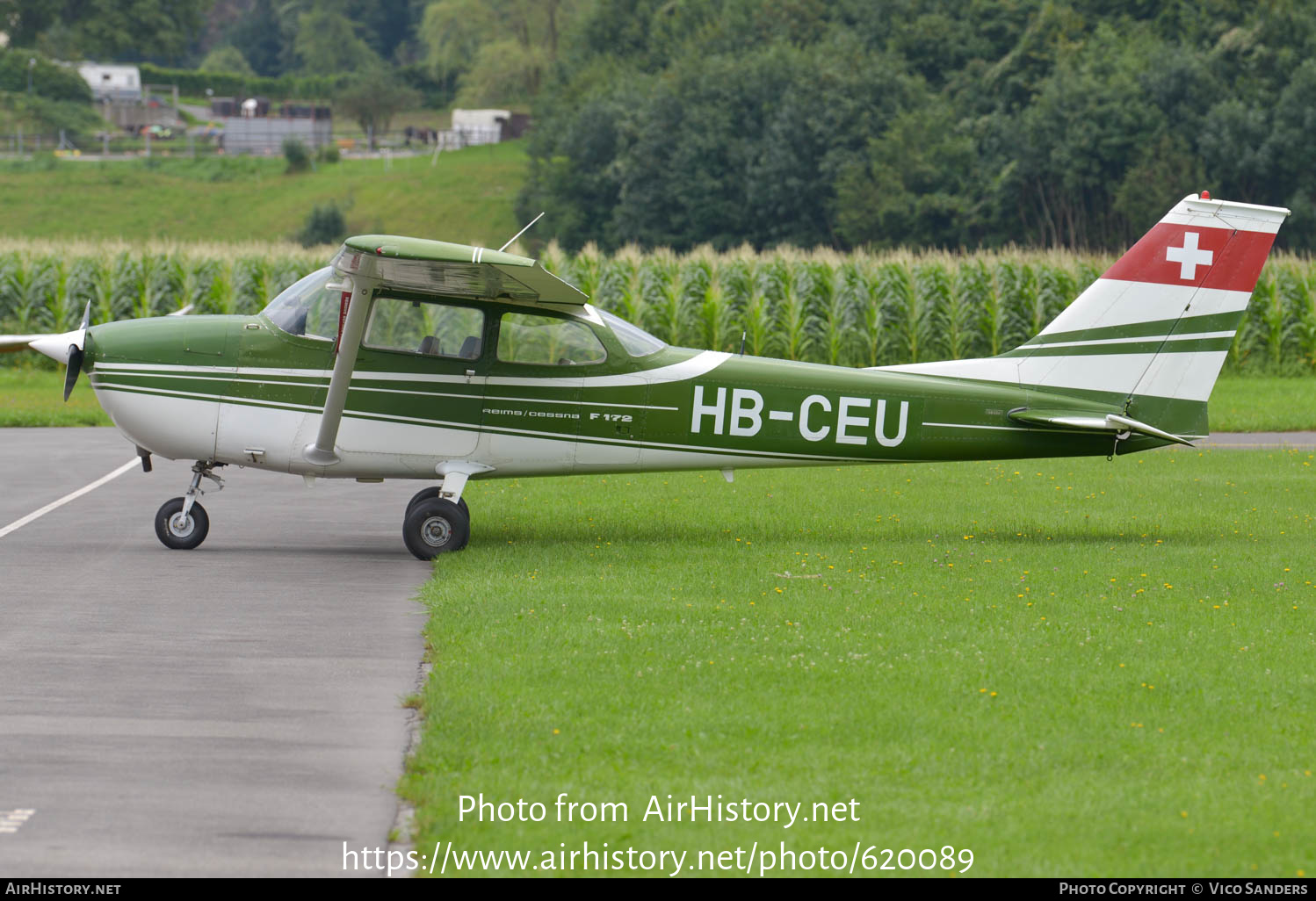 Aircraft Photo of HB-CEU | Reims F172L Skyhawk | AirHistory.net #620089