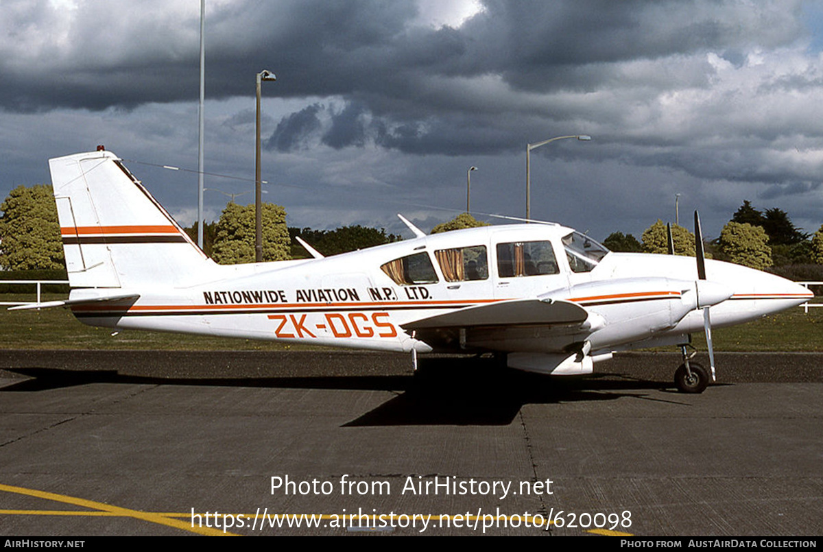 Aircraft Photo of ZK-DGS | Piper PA-23-250 Aztec E | Nationwide Air | AirHistory.net #620098