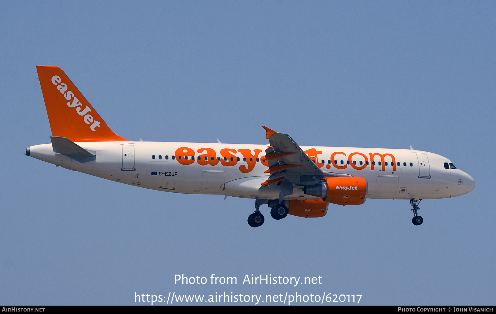 Aircraft Photo of G-EZUP | Airbus A320-214 | EasyJet | AirHistory.net #620117