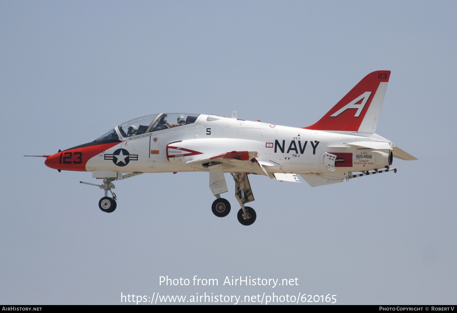 Aircraft Photo of 165466 | Boeing T-45C Goshawk | USA - Navy | AirHistory.net #620165